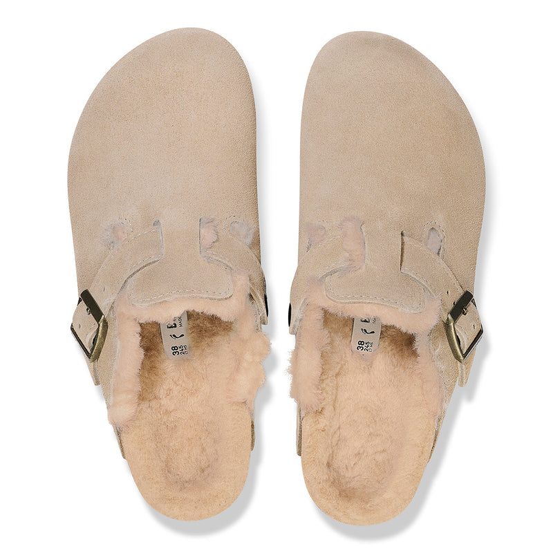 Birkenstock - Boston Suede Shearling Lined Clog