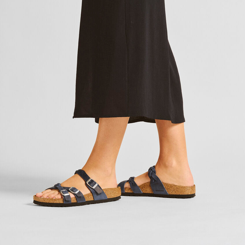 Birkenstock - Franca Braided Oiled Leather Sandal