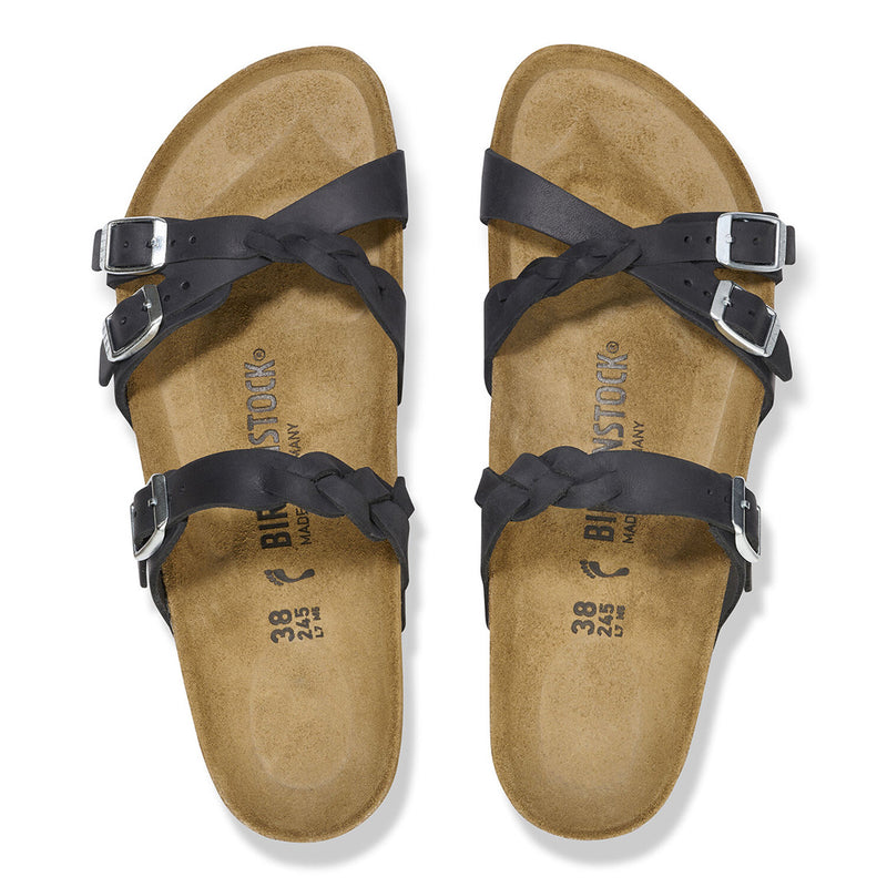 Birkenstock - Franca Braided Oiled Leather Sandal