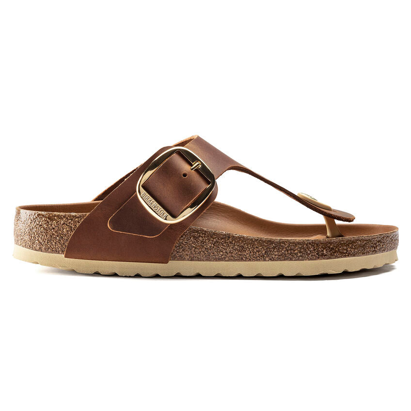 Birkenstock - Gizeh Big Buckle Oiled Leather Thong