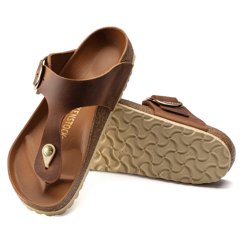 Birkenstock - Gizeh Big Buckle Oiled Leather Thong