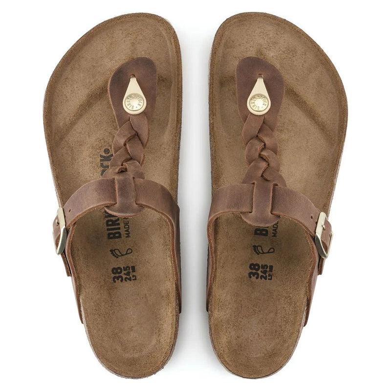 Birkenstock - Gizeh Braided Oiled Leather Thong