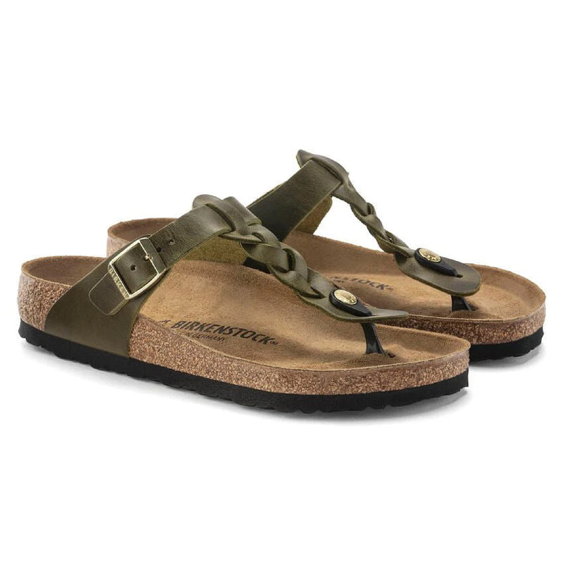 Birkenstock - Gizeh Braided Oiled Leather Thong