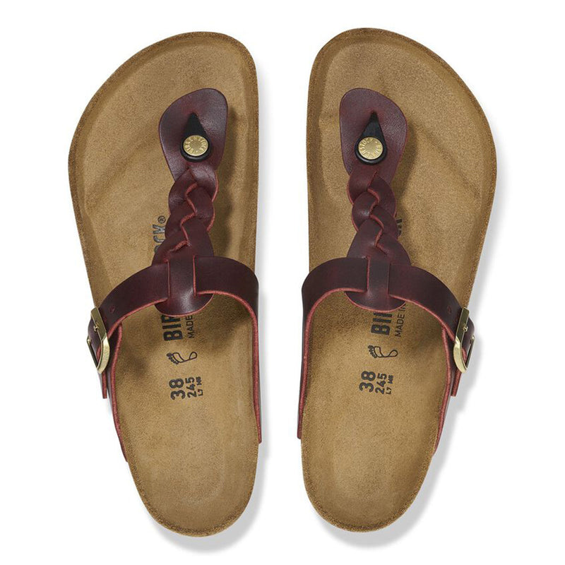 Birkenstock - Gizeh Braided Oiled Leather Thong