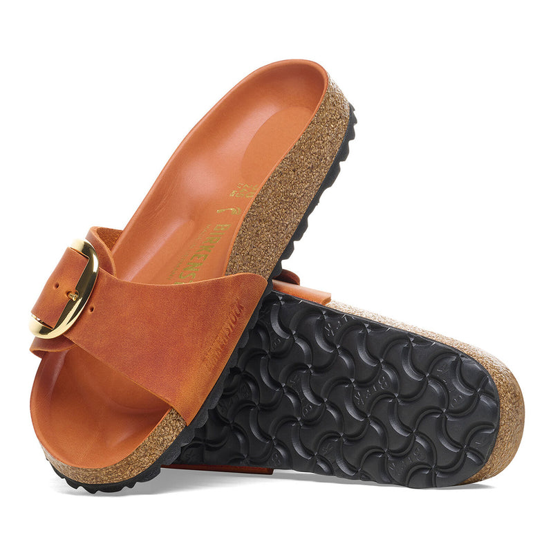 Birkenstock - Madrid Big Buckle Oiled Leather Sandal