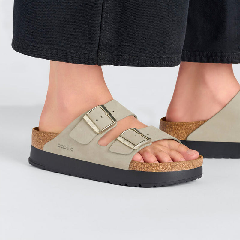 Birkenstock - Papillio Arizona Nubuck Platform Flex Sandal