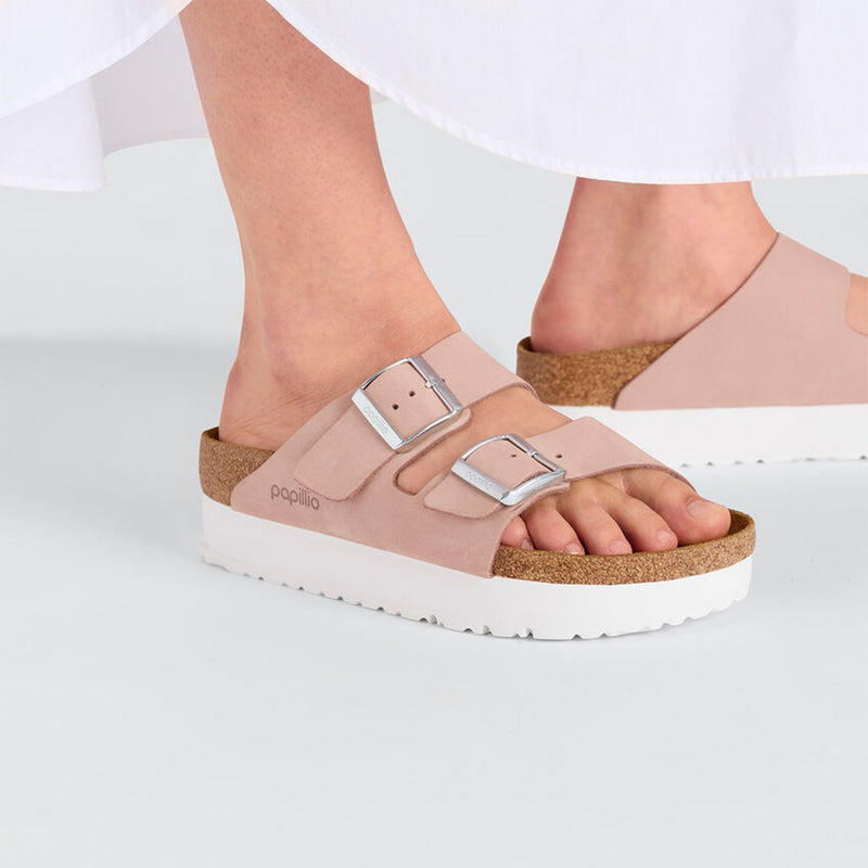 Birkenstock - Papillio Arizona Nubuck Platform Flex Sandal