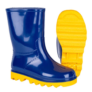 Foodwear & Safety Gear - Youth Clipper Gumboots Blue/Yellow