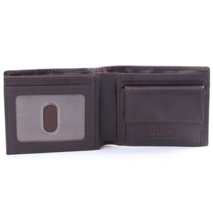 Busby - Billfold Card With Coin Pocket Brown