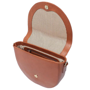 Busby -  Misha Saddle Crossbody Tan