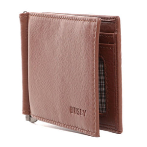 Busby - Thatcher Money Clip Wallet Brown
