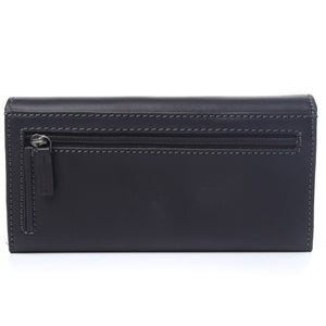 Busby - Ziya Bifold Flap Purse Black