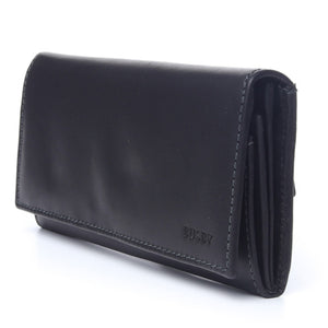 Busby - Ziya Bifold Flap Purse Black