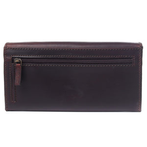 Busby - Ziya Bifold Flap Purse Brown