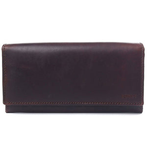 Busby - Ziya Bifold Flap Purse Brown