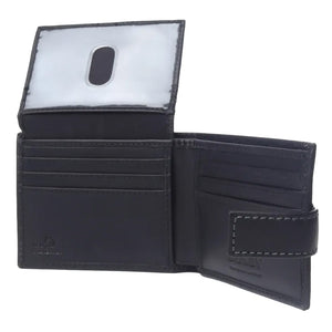 Busby - Ziya Billfold Wallet With Tab Black