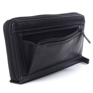 Busby - Ziya Zip-Around Purse Black
