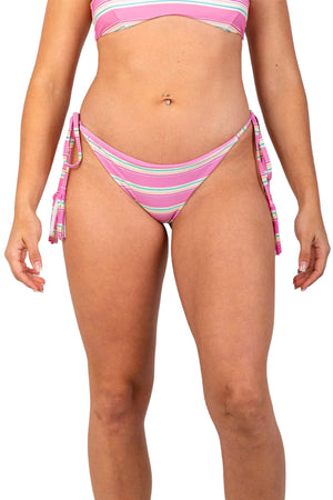 Lizzy -  Cedrellla Ladies Bikini Bottom Candy Stripe