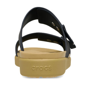Crocs - Brooklyn Buckle Low Sandal Womens Black/Tan