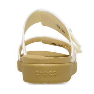 Crocs - Brooklyn Buckle Low Sandal Womens Chalk/Tan