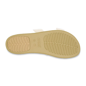 Crocs - Brooklyn Buckle Low Sandal Womens Chalk/Tan