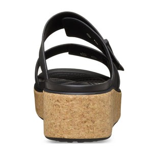 Crocs - Brooklyn Cork Buckle Sandal Womens Black