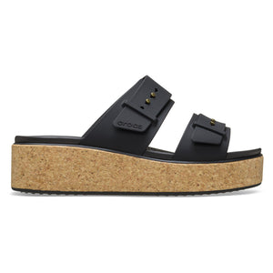 Crocs - Brooklyn Cork Buckle Sandal Womens Black