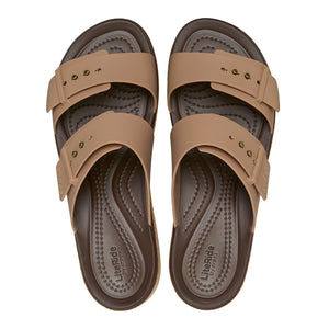 Crocs - Brooklyn Cork Buckle Sandal Womens Milk Chocolate