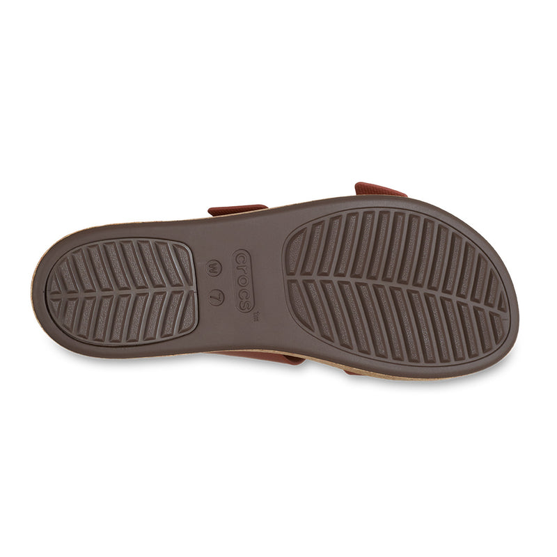 Crocs - Brooklyn Cork Buckle Sandal Womens Rust