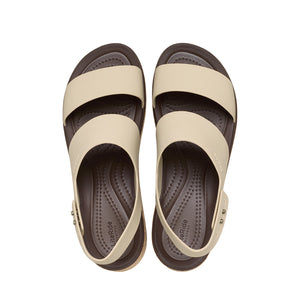 Crocs - Brooklyn Cork Low Wedge Sandal Womens Chai