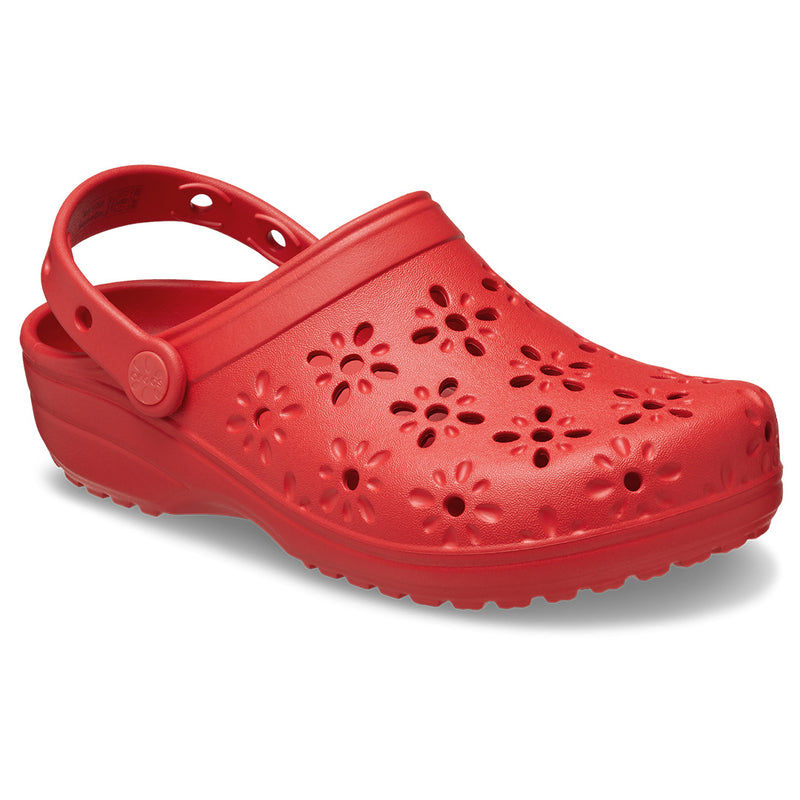 Crocs - Classic Floral Cutout Clog