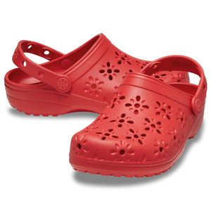 Crocs - Classic Floral Cutout Clog