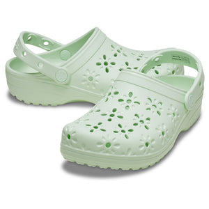 Crocs - Classic Floral Cutout Clog