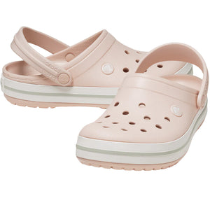 Crocs - Crocband Clog Womens White / Pink Caramel