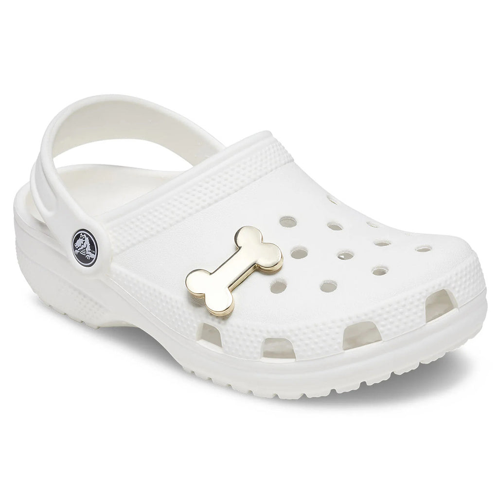 Crocs - Jibbitz Gold Dog Bone