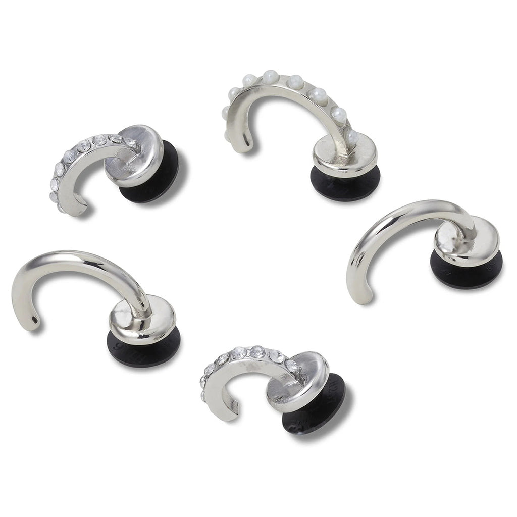 Crocs - Jibbitz Charm Silver Ring 5 Pack