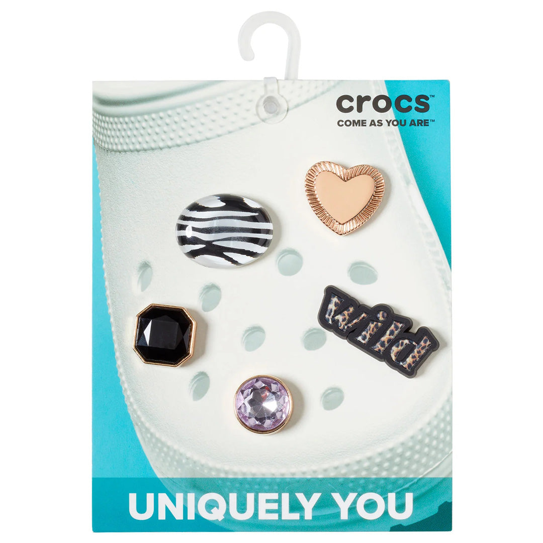 Crocs Jibbitz Charm Wild And Elevated-Plug 5 Pack - Krystal Waters ...
