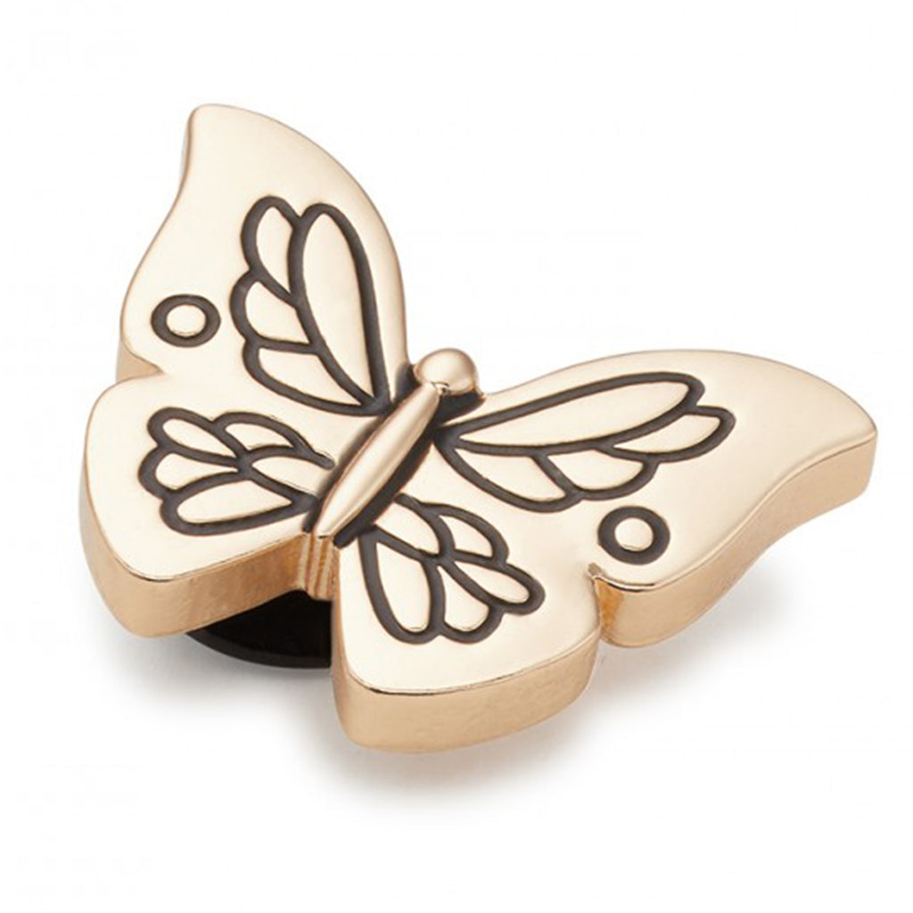Crocs - Jibbitz Charm Gold Outline Butterfly