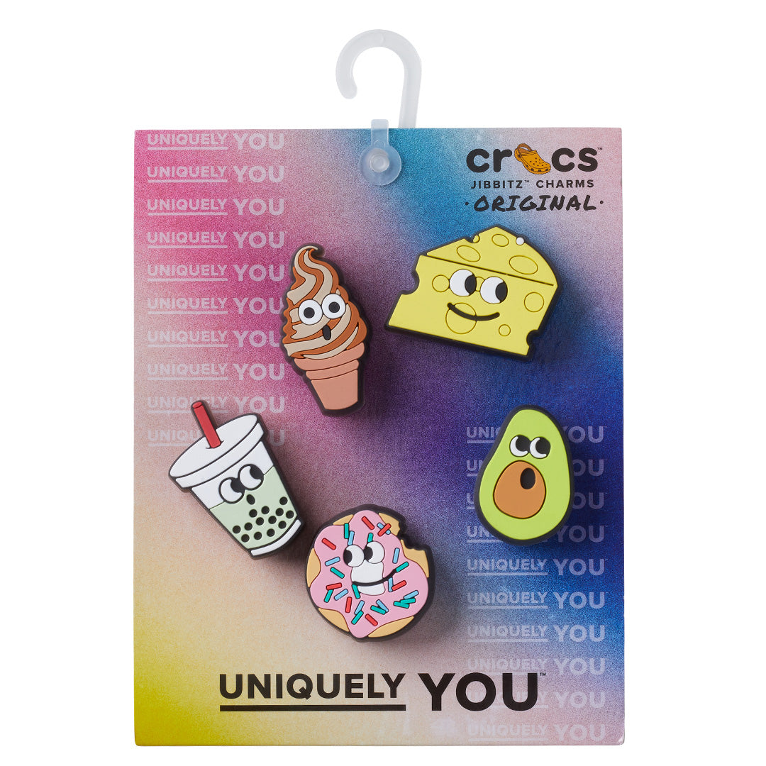 Crocs Rock Lights Up Food Friends 5pc Pack Jibbitz - Krystal Waters ...