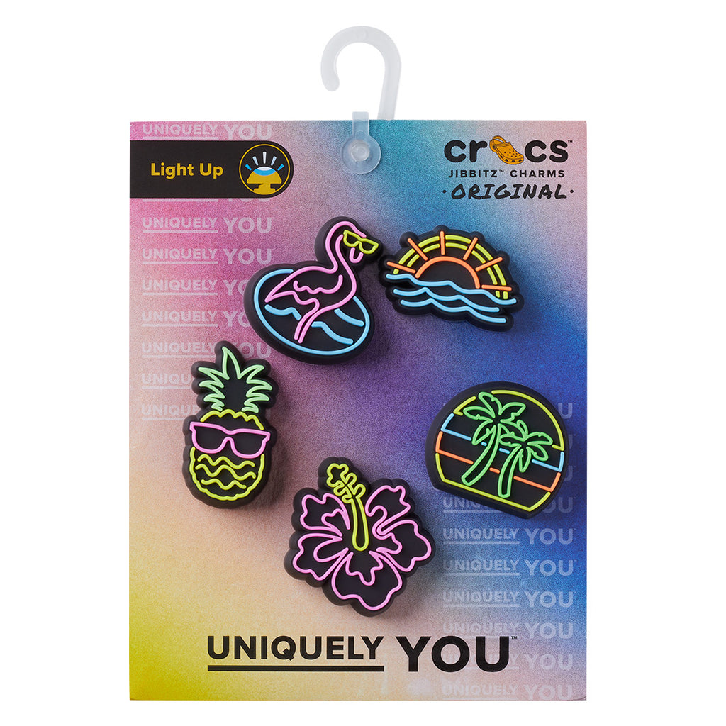 Crocs - Jibbitz Lights Up Neon 5 Pack