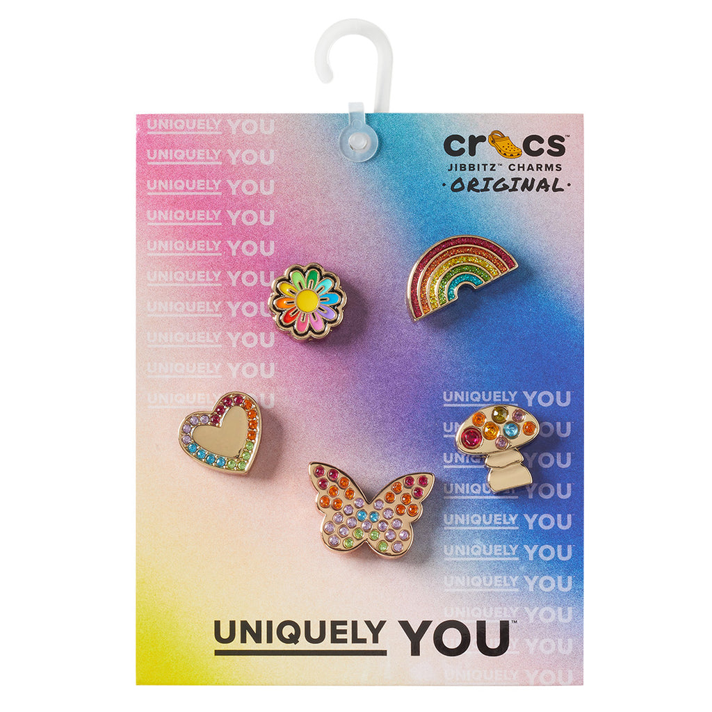 Crocs - Jibbitz Rainbow Elavated Festival 5 Pack