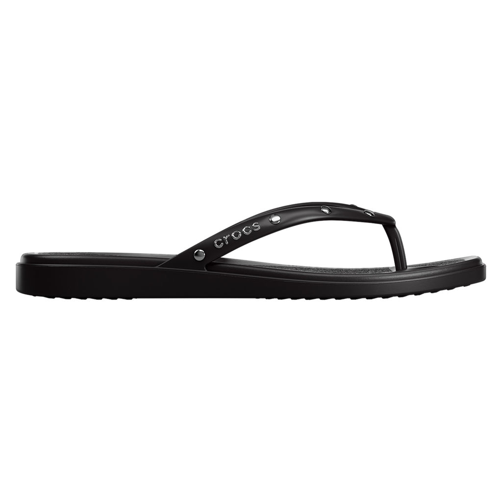 Crocs - Miami Studded Flip Womens Black