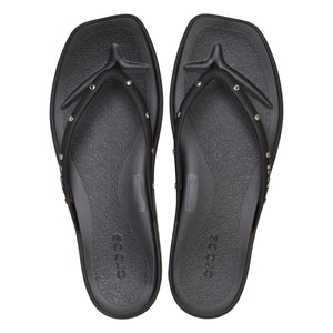 Crocs - Miami Studded Flip Womens Black