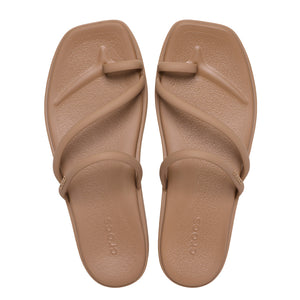 Crocs - Miami Toe Loop Sandal Womens Milk Chocolate