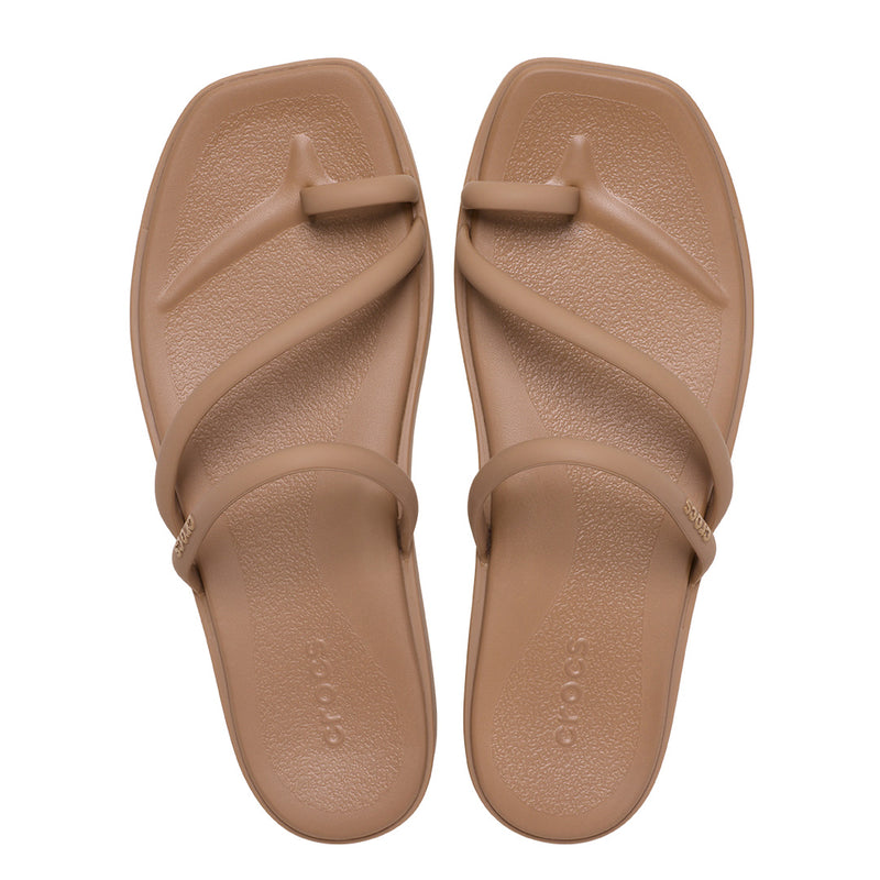 Crocs - Miami Toe Loop Sandal Womens Milk Chocolate