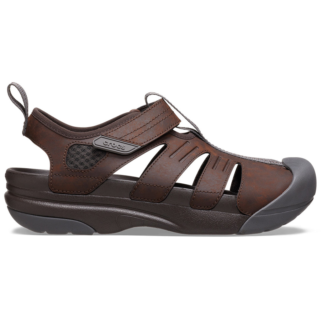 Crocs - Yukon Fisherman Sandal Mens Espresso