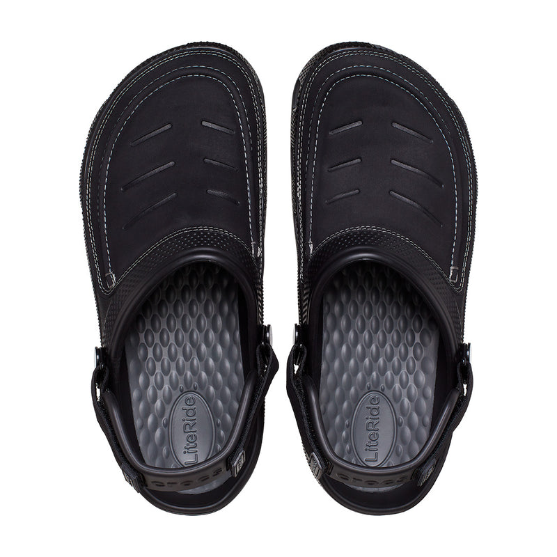 Crocs - Yukon Vista II Literide Clog Mens Black / Slate Grey
