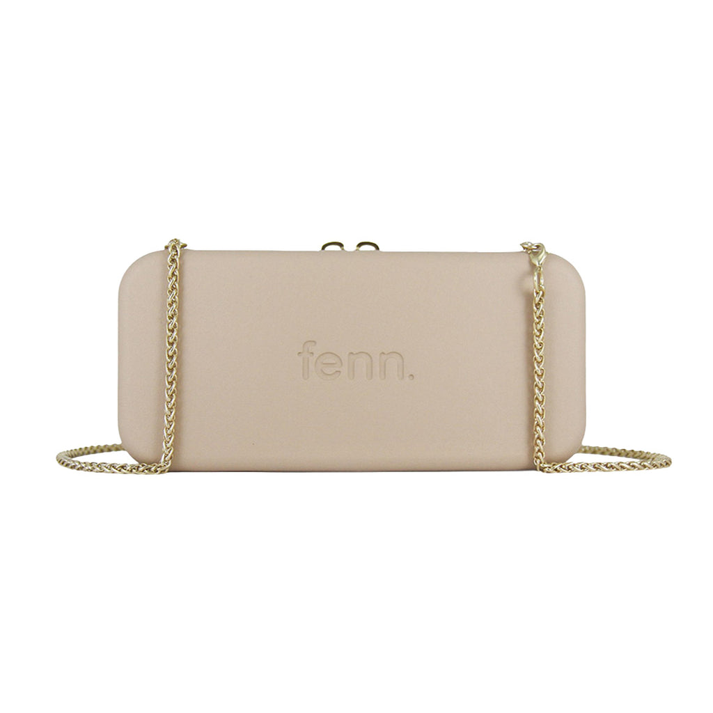 Fenn Collection - Chain Wallet With Gold Zip Sand