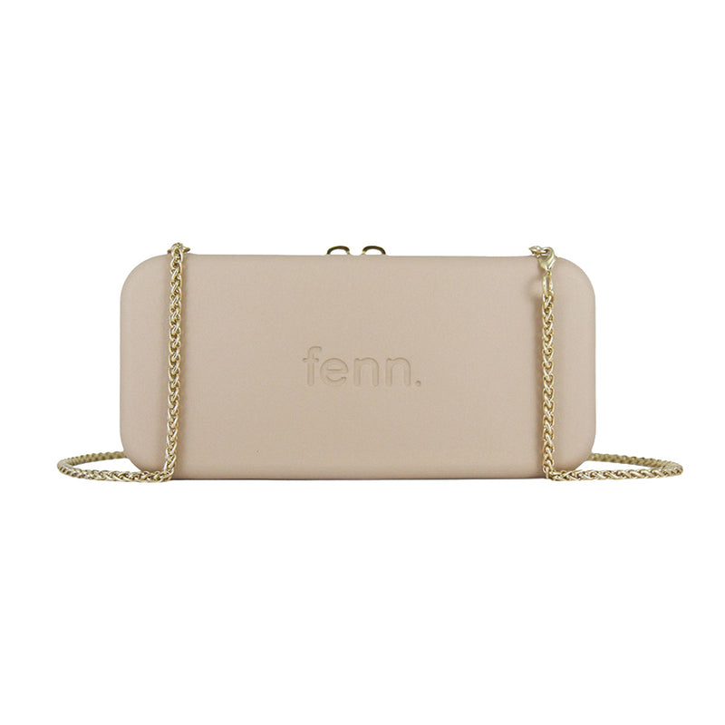 Fenn Collection - Chain Wallet With Gold Zip Sand