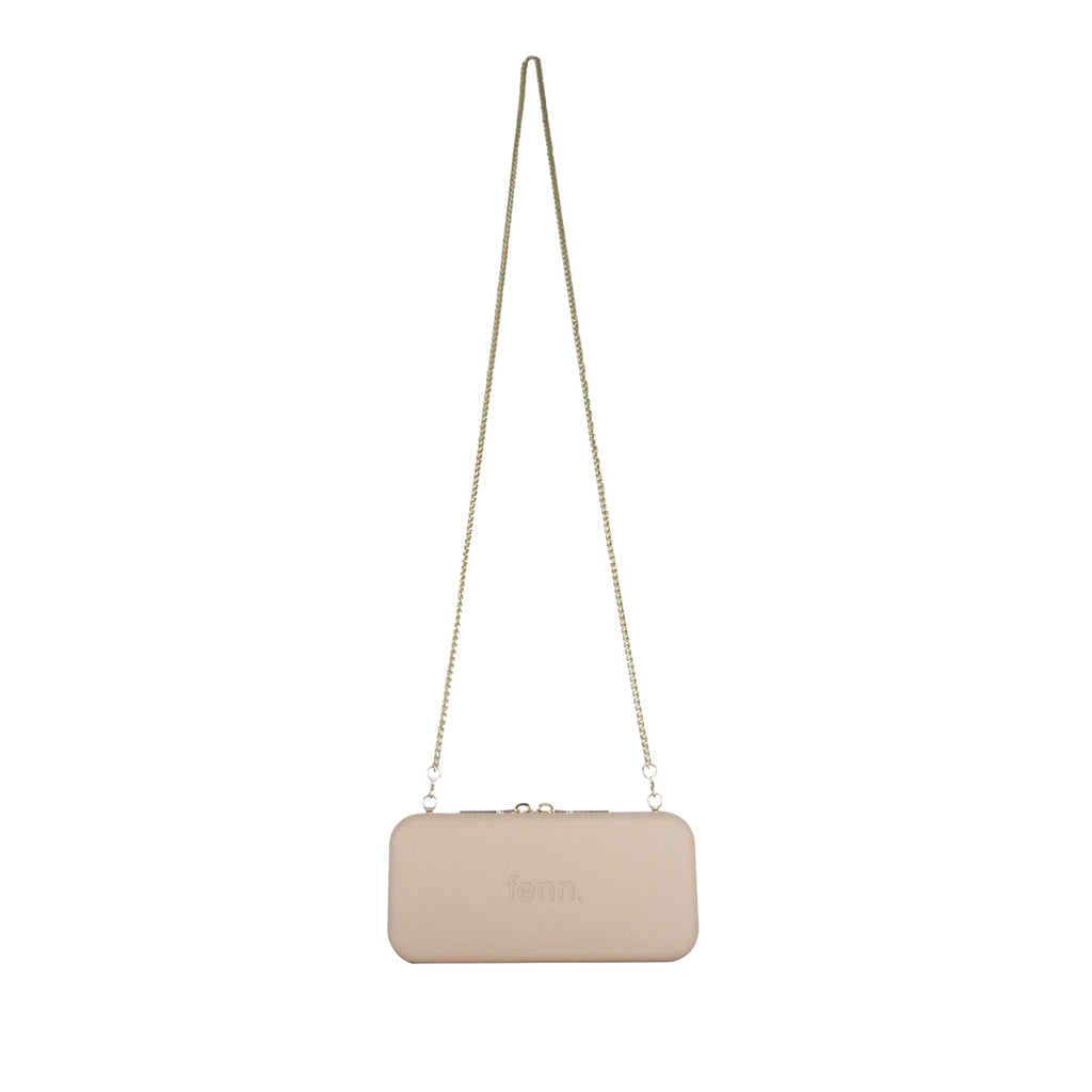 Fenn Collection - Chain Wallet With Gold Zip Sand